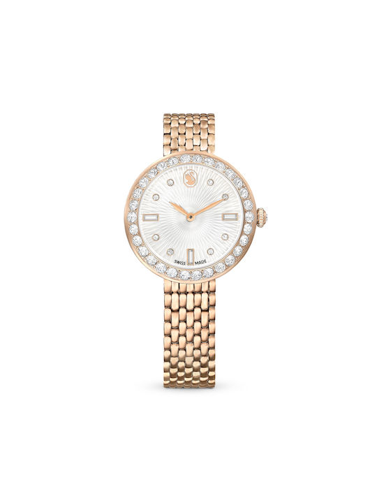Swarovski Watch with Pink Gold Metal Bracelet