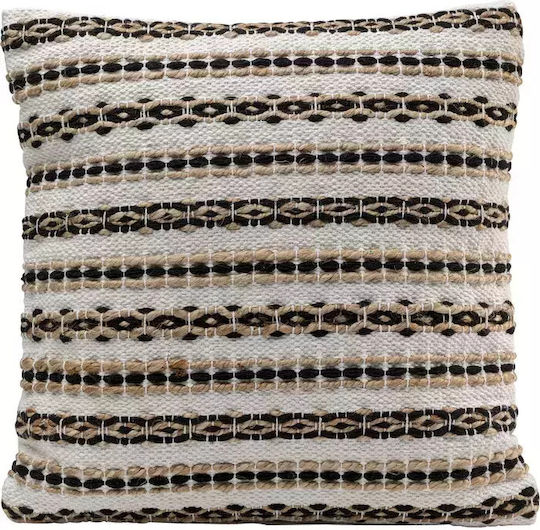 Kare Design Sofa-Kissen Loop Schwarz 45x45cm