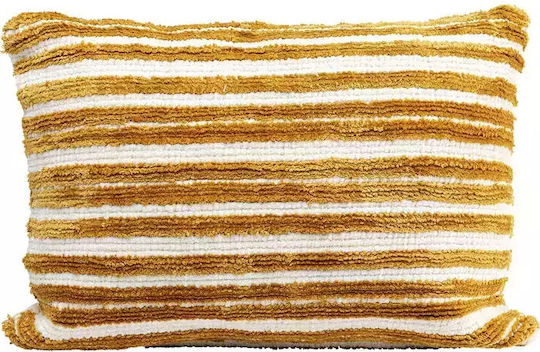Kare Design Μαξιλάρι Καναπέ Multi Κίτρινο - Λευκό 40x60εκ.