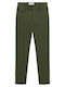 Men's Trousers  Elastic Olive Night Melange