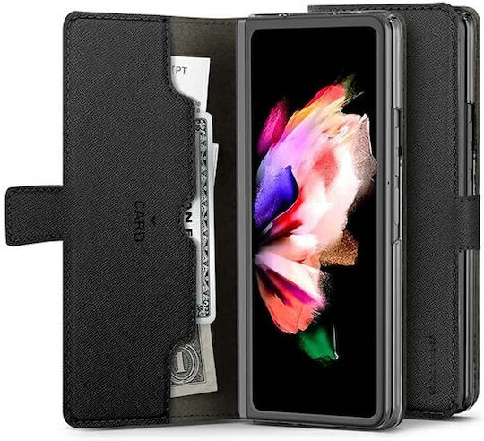 Mercury Diary Book Leather / Synthetic Leather / Plastic Black (Samsung Fold 3 (Samsung))
