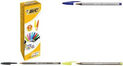 BIC Cristal Kugelschreiber Ballpoint Set Verschiedene Farben 20 Stück