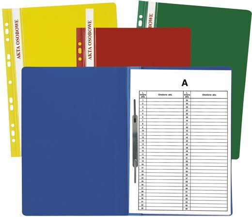Biurfol Mappe für Papier A4 Schwarz 1Stück