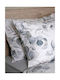 Sunshine Feelings 932 Kissenbezug-Set mit Umschlagumschlag Grey 932 50x70cm.