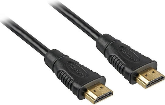 PremiumCord HDMI 1.4 High Speed 1080p 120Hz Cable HDMI male - HDMI male 2m Μαύρο