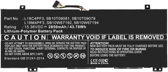 CoreParts Baterie Compatibilă pentru Lenovo IdeaPad Lenovo Notebook, Laptop IdeaPad C340-14API, Ideapad C340-14API, Ideapad C340-14API cu 2850mAh