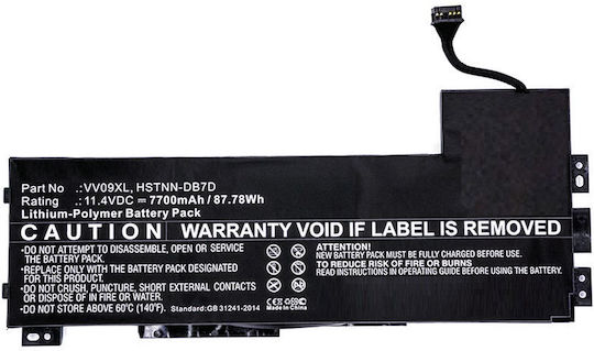 CoreParts Съвместима Батерия за HP ZBook с 7200mAh