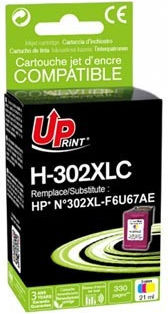 Uprint Compatible Inkjet Printer Ink HP 21ml Multiple (Color) 1pcs