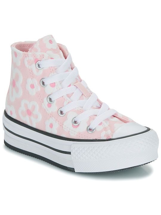 Converse Παιδικά Sneakers High Eva Lift Ροζ