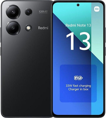 Xiaomi Redmi Note 13 4G Dual SIM (8GB/128GB) Midnight Black