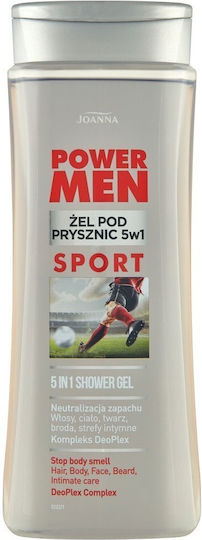 Joanna Power Men 5in1 Sport Gel de duș pentru Bărbați 300ml