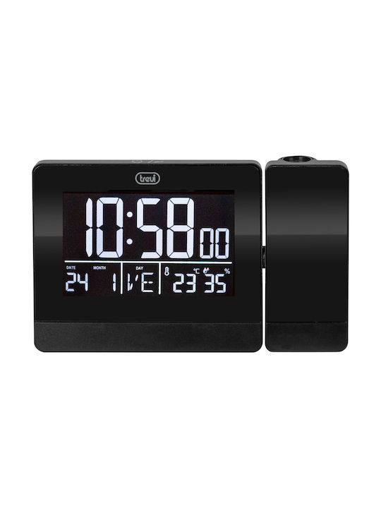 Trevi Tabletop Clock Black EC884