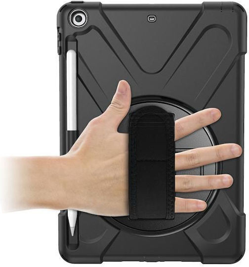 eSTUFF Fixed Flip Cover Schwarz für iPad 2017/2018 9.7"