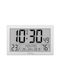 Technoline Wall Clock Digital White 22.5x14.3cm