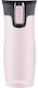 Contigo West Flasche Thermosflasche Rostfreier Stahl Rosa 470ml mit Schleife