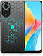 Smartfits Geometric Hexagonal Back Cover Gray (Oppo A78 4G) 8704676757843_47606053536083