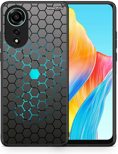 Smartfits Geometric Hexagonal Back Cover Gray (Oppo A78 4G) 8704676757843_47606053536083