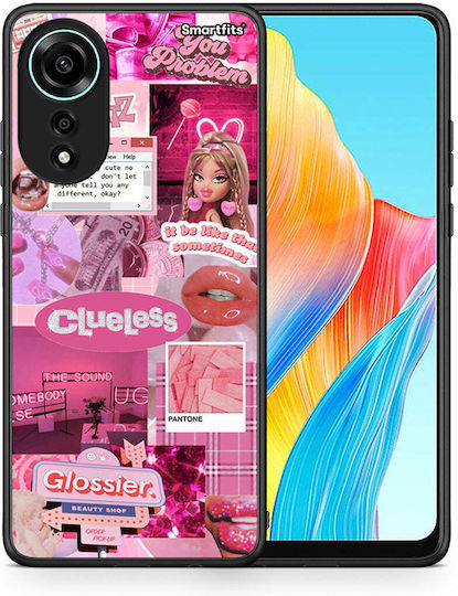 Smartfits Pink Love Back Cover Pink (Oppo A78 4G)