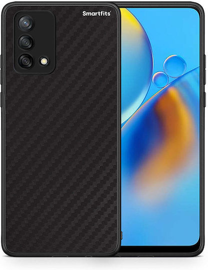 Smartfits Carbon Black Back Cover Black (Oppo A74)