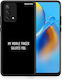 Smartfits Salute Задна корица Черен (Oppo A74)