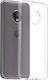 TelForceOne Umschlag Rückseite Silikon 1mm Set mit Glas Transparent (Moto E20)