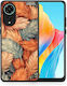 Smartfits Autumn Leaves Back Cover Orange (Oppo A78 4G)