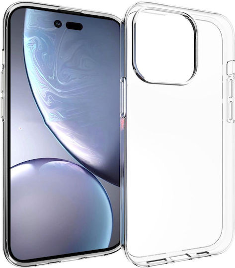 eSTUFF Back Cover Σιλικόνης Διάφανο (iPhone 14 Pro)