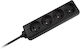 Rebel Power Strip 4 Positions with Cable 1.5m