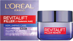 L'Oreal Paris Revitalift Filler Renew Cream Night 50ml L'Oreal Paris Revitalift Filler Renew Cream Night 50ml