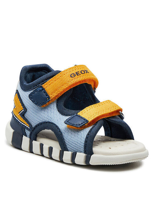 Geox Παιδικά Πέδιλα B Sandal Iupidoo Μπλε