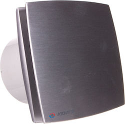 Vents 125 Wall-mounted Ventilator Bathroom 125mm Silver