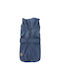 Glee Blue Waterproof Dog Coat with 55cm Back Length