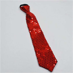 Red Carnival Tie with Sequils