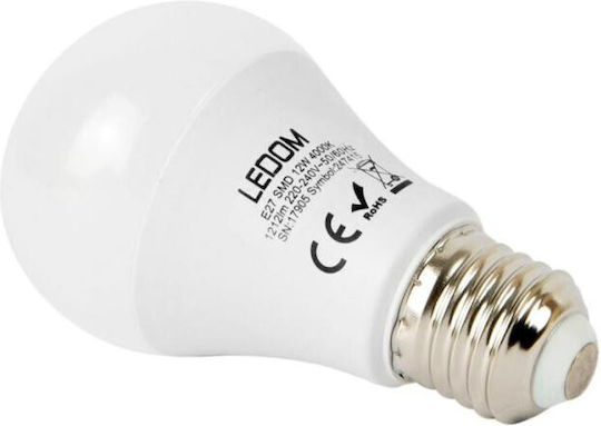 LED line LED крушка 12W за фасунга E27 и форма A60 Неутрално бяло 1212лм