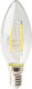 Eco Light LED крушка 2W за фасунга E14 Топло бяло 240лм