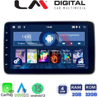 LM Digital Car-Audiosystem 1DIN (Bluetooth/USB)