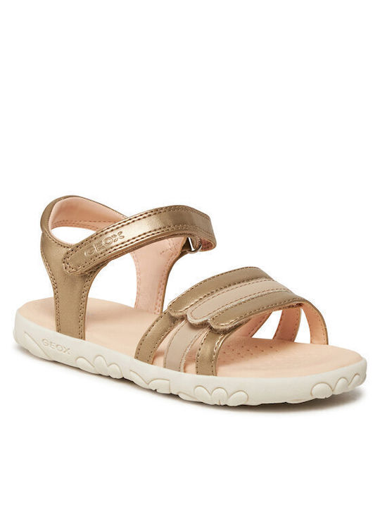 Geox Sandale Copii J Sandal Haiti Aurii