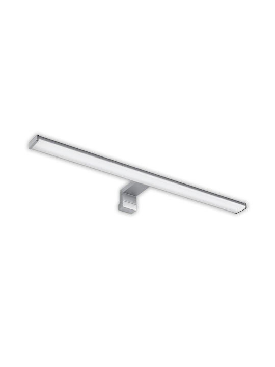 Adeleq Wall Lamp with Integrated LED and Natural White Light in Silver Color Width 60cm