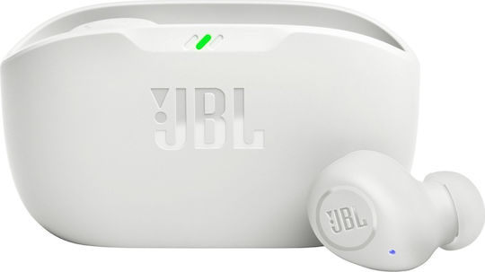 JBL Vibe Buds Bluetooth Handsfree Earphones with Sweat Resistance and Charging Case White