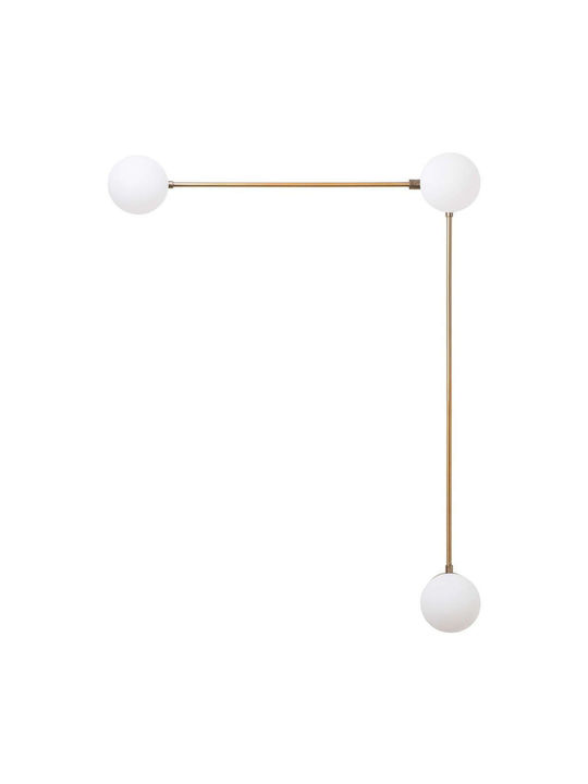 Opviq Lumină de Perete cu Soclu G9 Alb 60cm