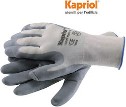 Kapriol Touch Gloves for Work Gray Nitrile 1pcs