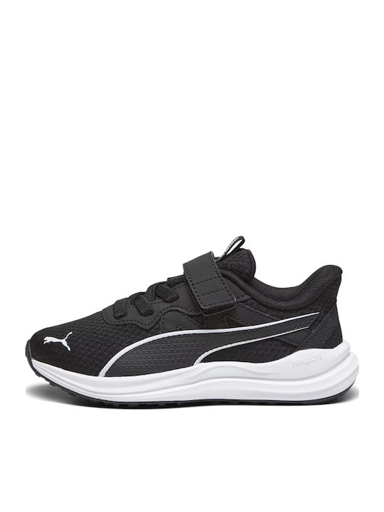 Reflect Lite Ac Ps Αθλητικά Παιδικά Παπούτσια Running με Σκρατς Μαύρα