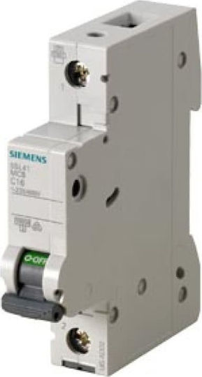 Siemens Ρελέ Ράγας Διαρροής 20A Μονοπολικό με Τάση 250V