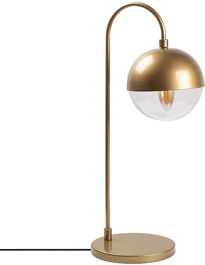 Opviq Table Lamp for Socket E14 with Yellow Shade and Base