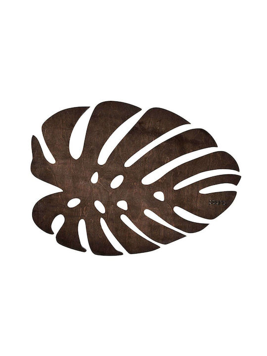 Hermia Wooden Placemats Brown 33x45cm 4pcs