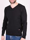 Clever Men's Long Sleeve Sweater BLACK