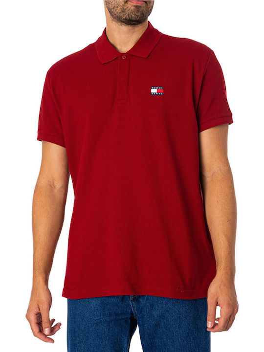 Tommy Hilfiger Polo Μπλούζα Κοντομάνικη Μπορντό