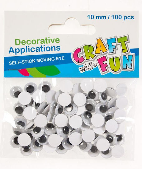 Craft with Fun Bastelartikel 100Stück in Schwarz Farbe