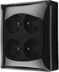 Kontakt-Simon Power Socket Black 1pcs