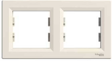 Schneider Electric Switch Frame Horizontal Installation in Beige Color EPH5800223